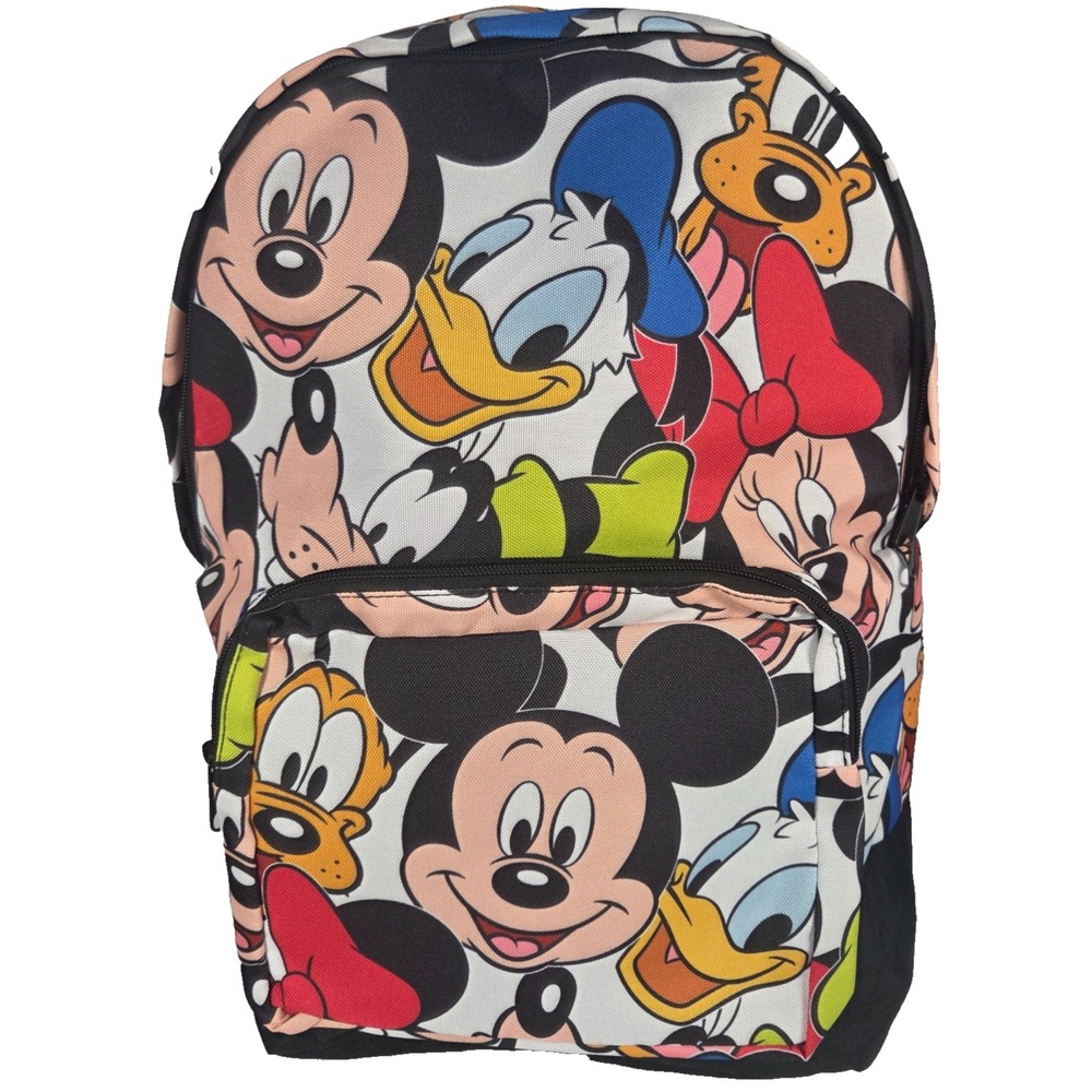 Mickey Friends Backpack Disney Store Tokyo Minnie Donald Goofy Pluto 18 Inch